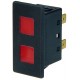 42002RR - Dual 12V red LED indicator. (1pc)